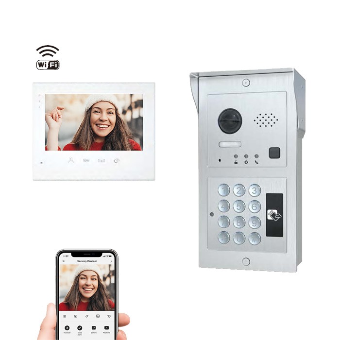 Portier vidéo à clavier RFID - CR-601 BUS - EVOYA