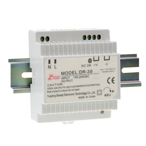 Bloc d'alimentation sur Rail DIN, Alimentation à découpage HDR-30-12