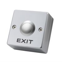 Bouton poussoir carré Evoya INT-07 en saillie pour contrôle d'accès