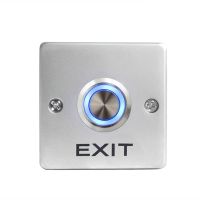 Bouton poussoir LED carré Evoya INT-7C pour montage en saillie