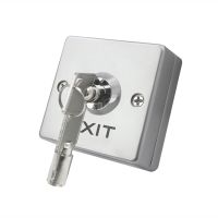 Bouton clé carré en saillie Evoya INT-7K pour déverrouillage de serrure électrique