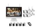 Kit NVR 4 caméras WIFI avec disque dur 1 To All in One-WF-4C