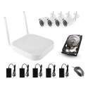 Kit NVR 4 caméras 3MP WIFI avec disque dur 1 To-WF-4C3