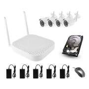 Kit NVR 4 caméras 3MP WIFI avec disque dur 1 To-WF-4C3