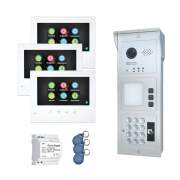 Portier vidéo à clavier RFID - 3 logements - CR-603 BUS - EVOYA-CR603-B