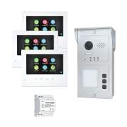 Portier vidéo 3 logements - EVOYA SA-603 BUS-SA603-B