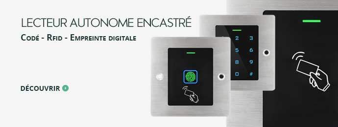 clavier et lecteur biométrique